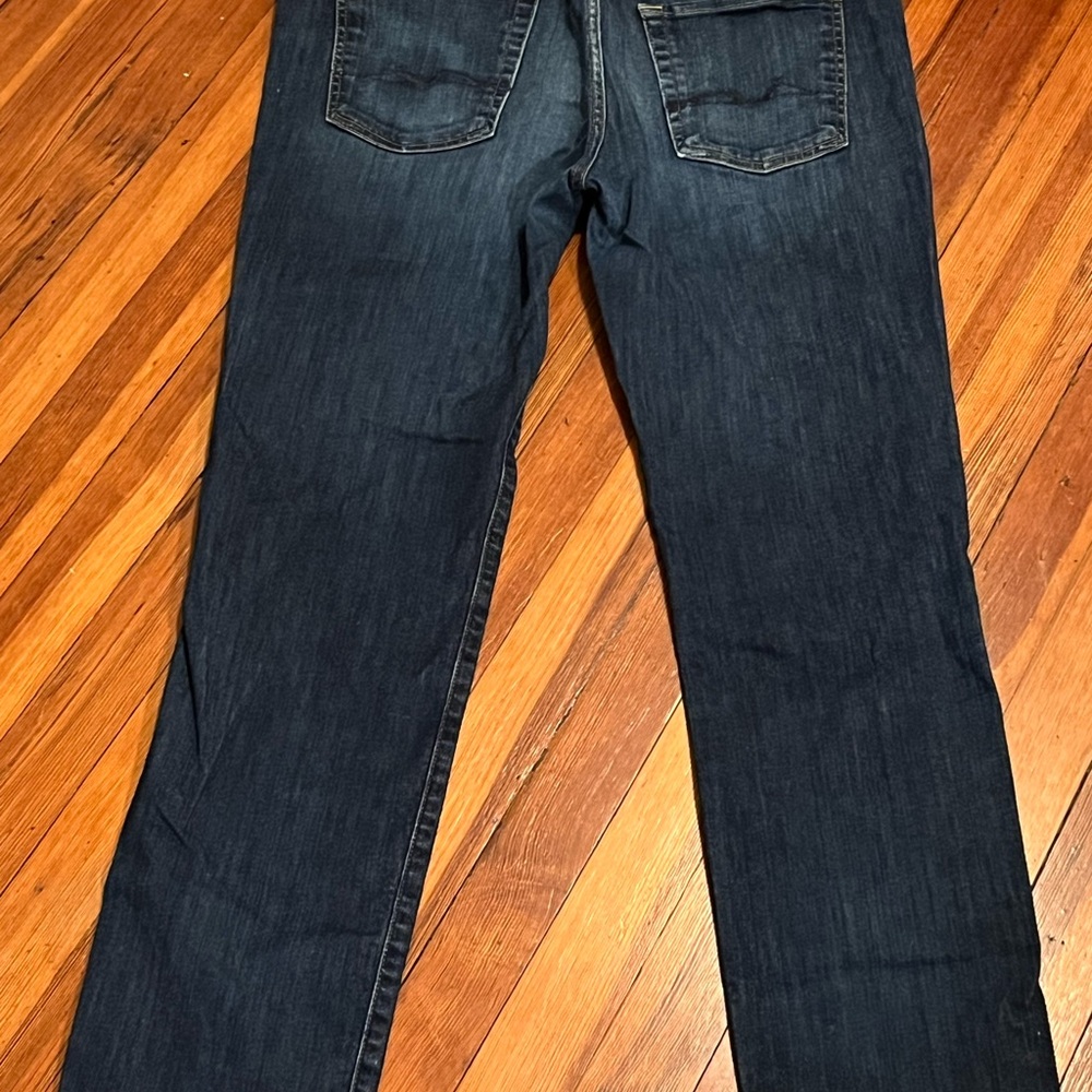 7 For All Mankind Men's Indigo Straight Jeans
